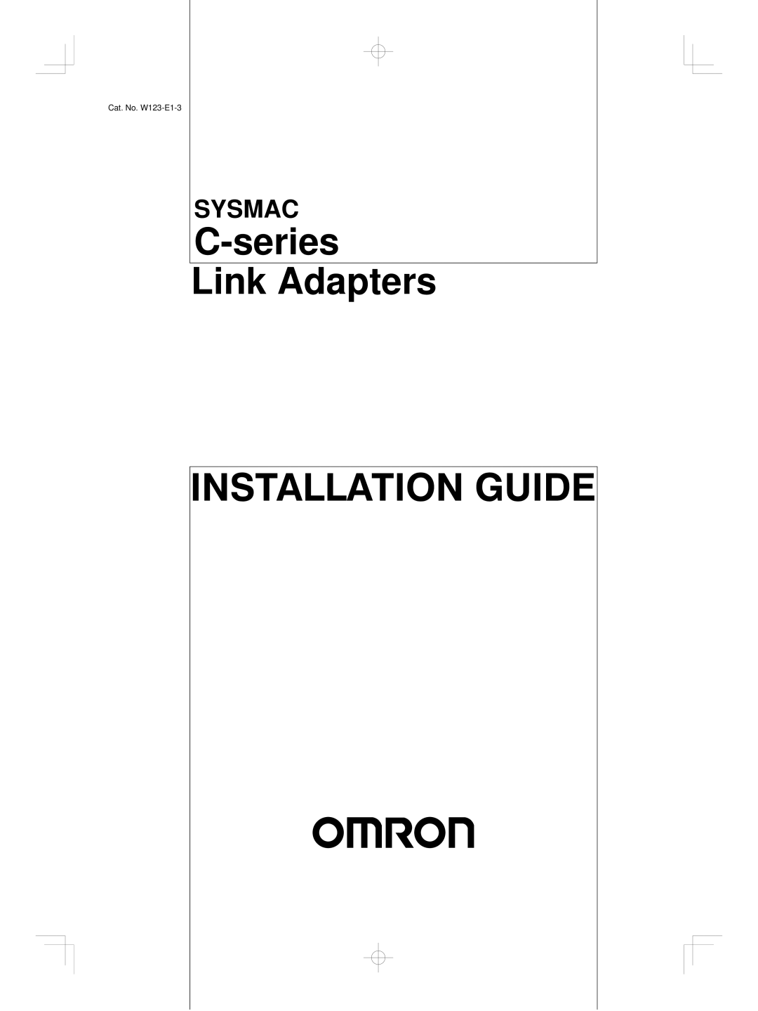 Omron C-series manual Series Link Adapters 