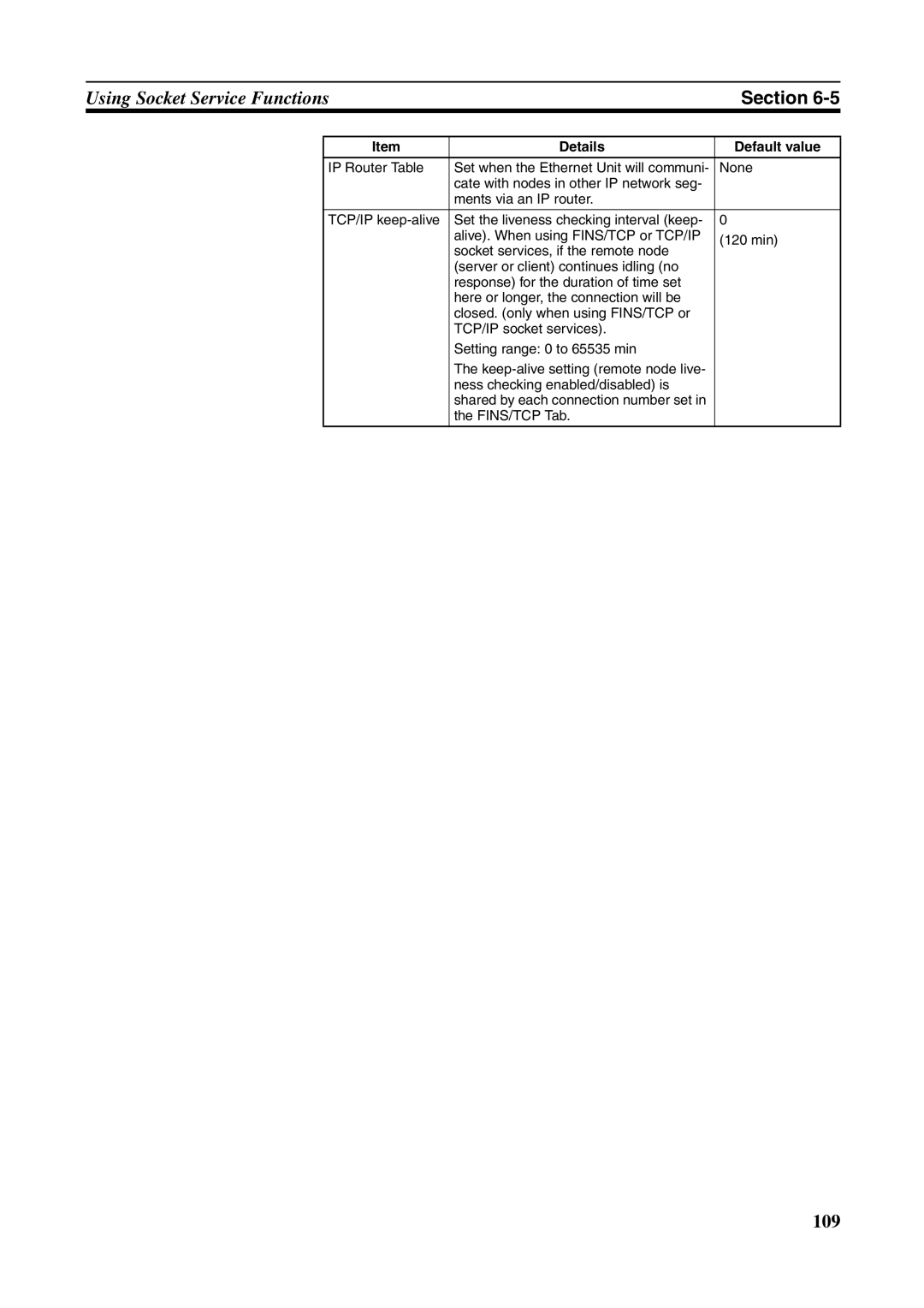 Omron CJ1W-ETN21 operation manual 109 