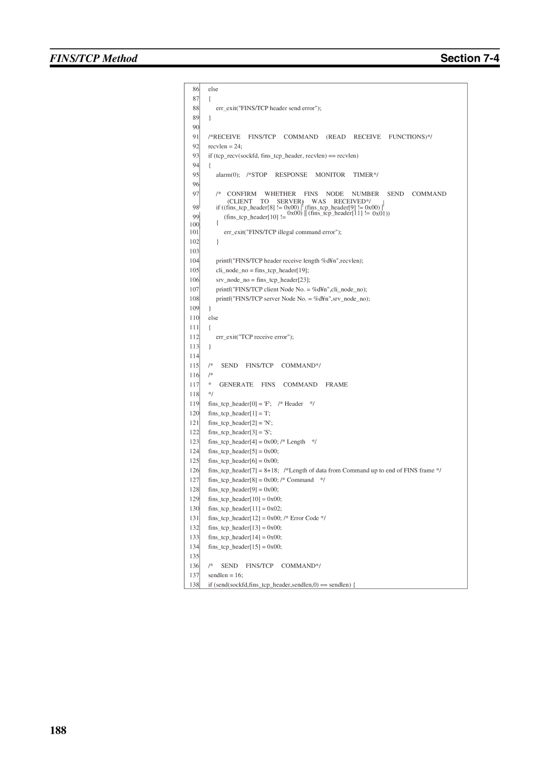 Omron CJ1W-ETN21 operation manual 188 