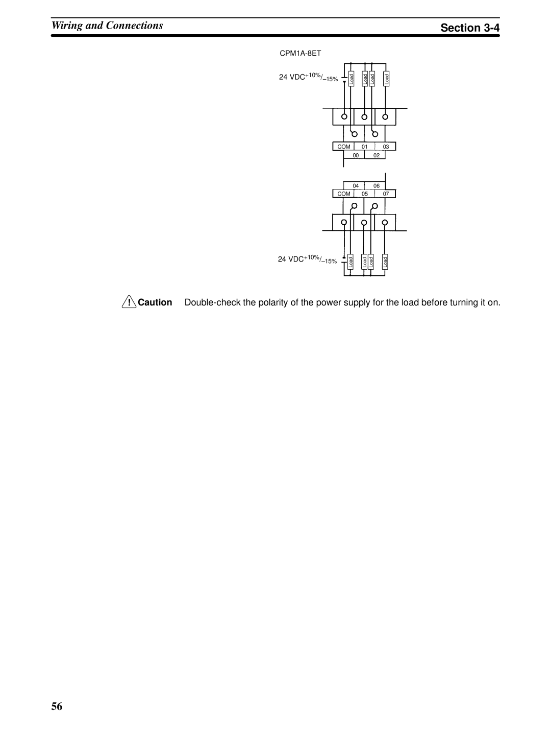 Omron operation manual CPM1A-8ET 