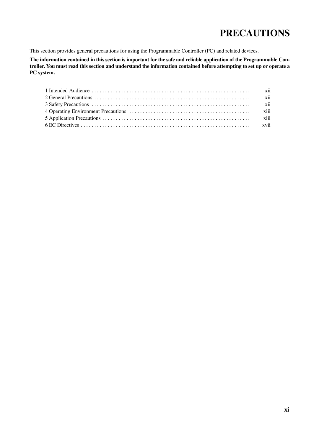 Omron CPM1A operation manual Precautions 