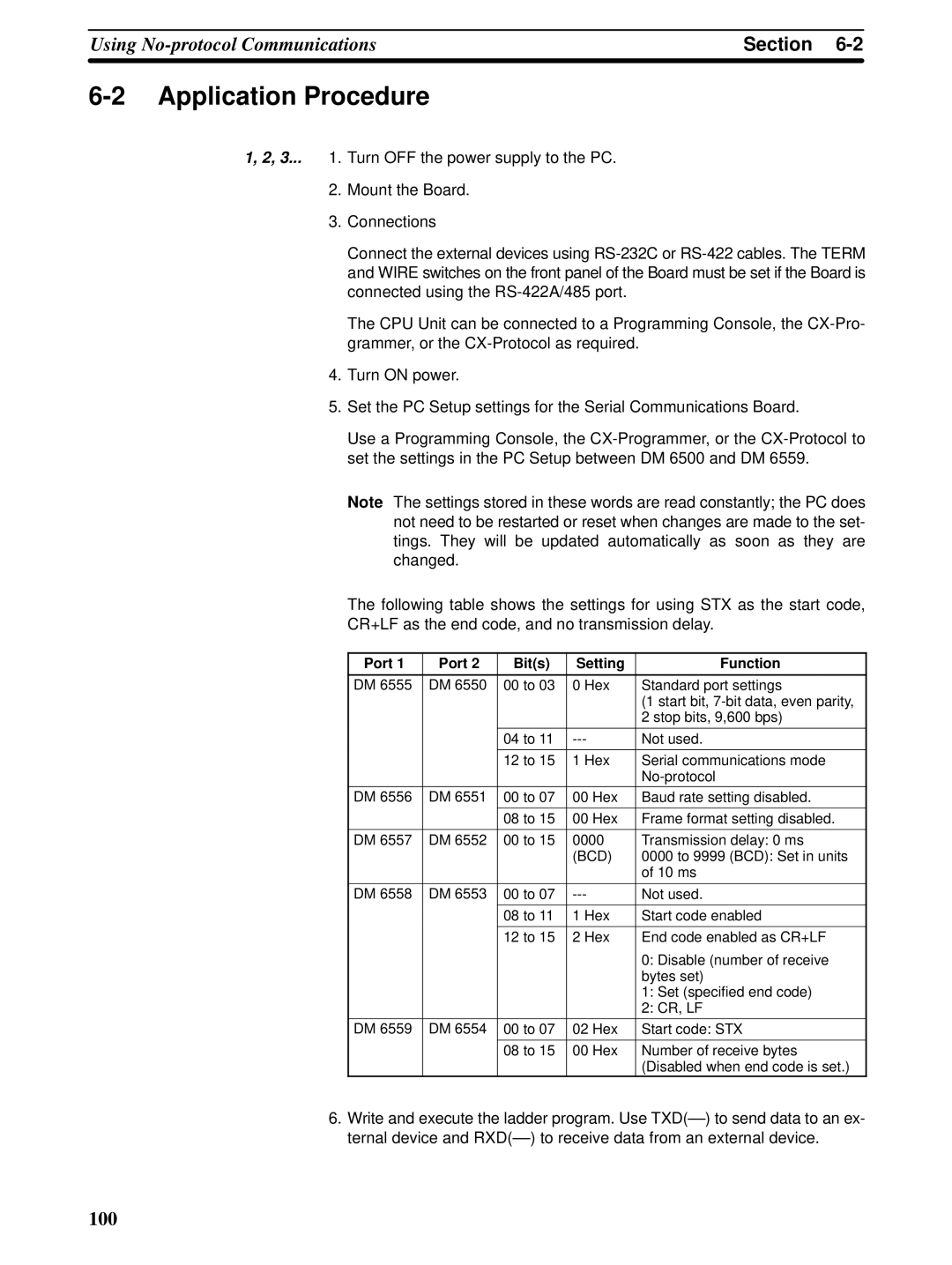 Omron CQM1H-SCB41 operation manual 100 