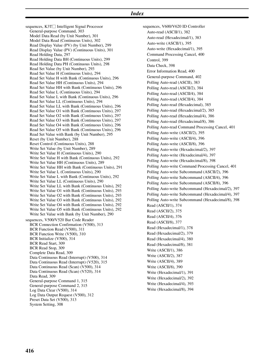 Omron CQM1H-SCB41 operation manual 416 