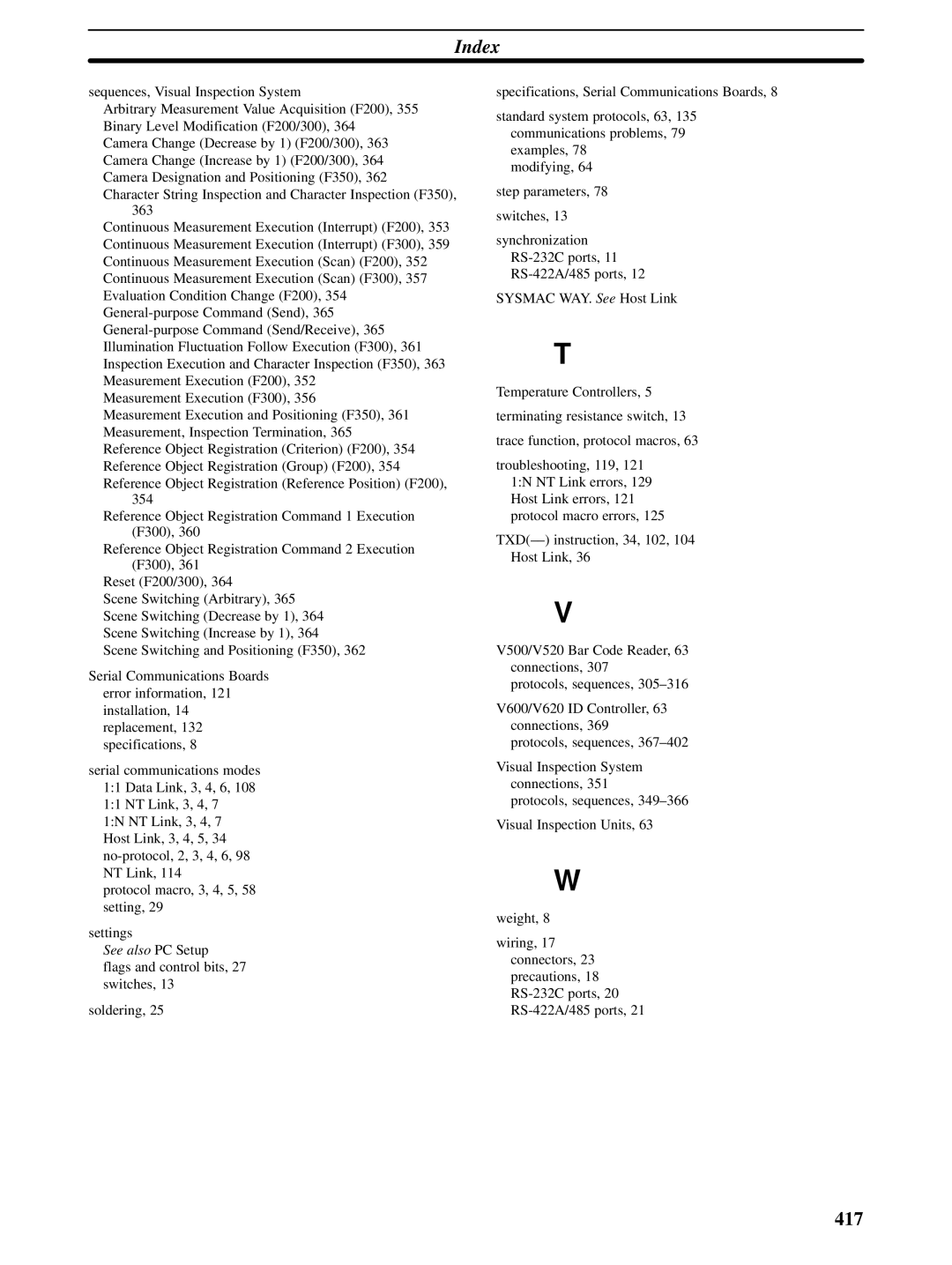 Omron CQM1H-SCB41 operation manual 417 