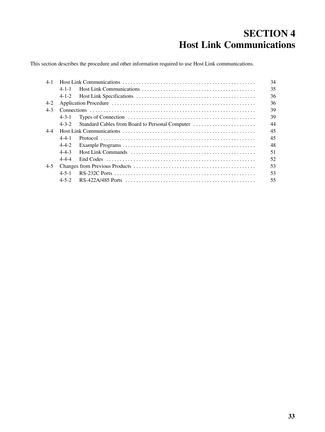 Omron CQM1H-SCB41 operation manual Host Link Communications 