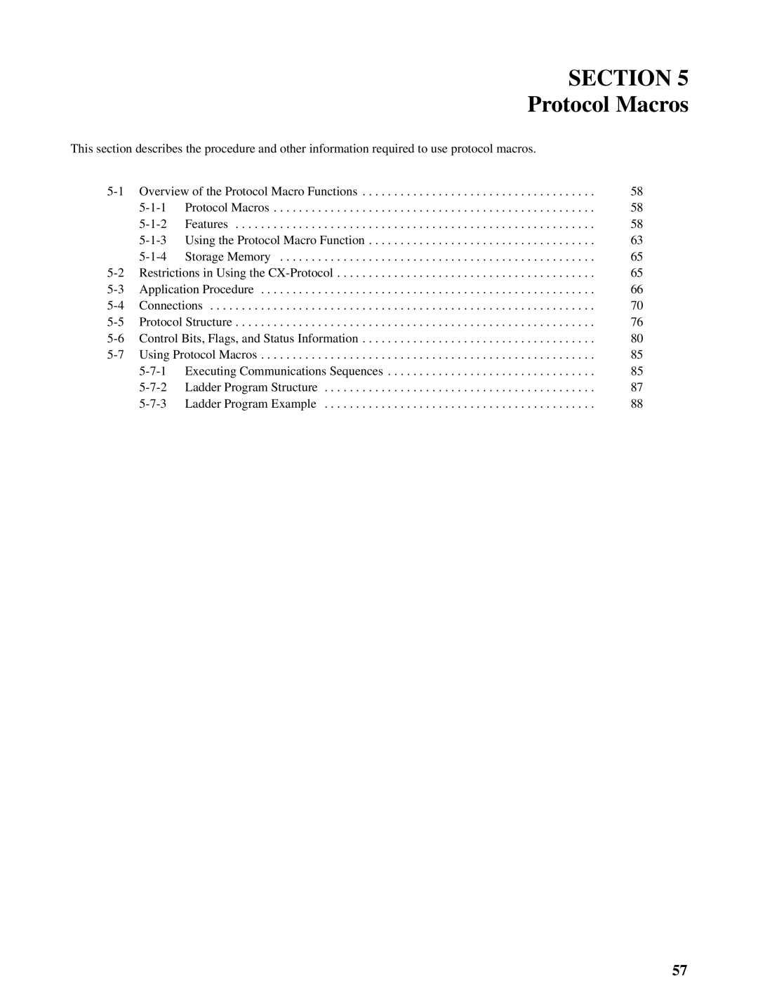 Omron CQM1H-SCB41 operation manual Protocol Macros 