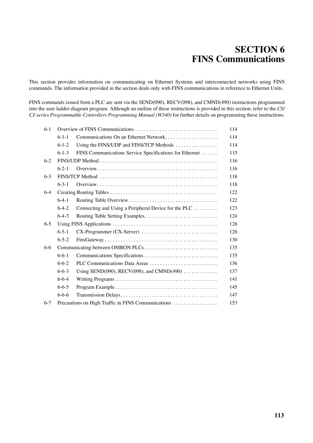 Omron CS1W-ETN21 operation manual Fins Communications 