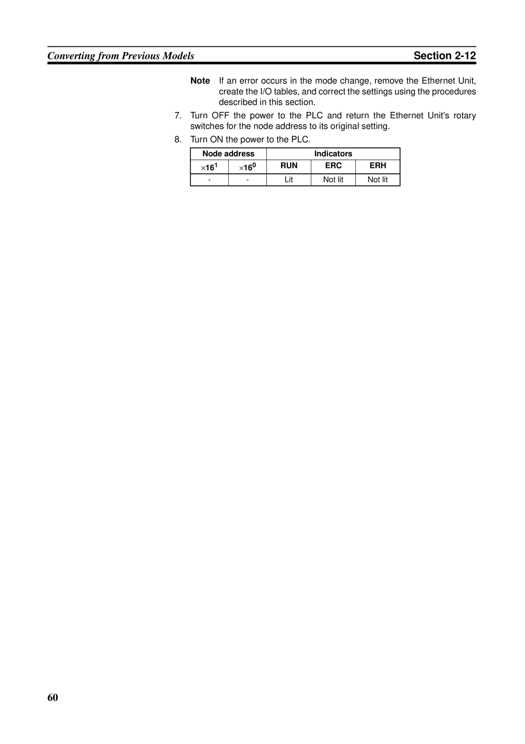 Omron CS1W-ETN21 operation manual Section 