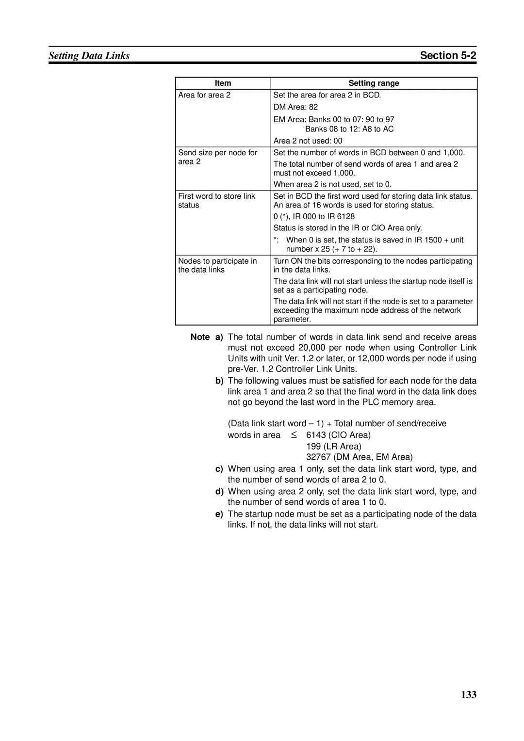 Omron CVM1-CLK21, CS1W-RPT01, CJ1W-CLK21-V1, C200HW-CLK21, CQM1H-CLK21, CS1W-CLK21-V1 operation manual 133 