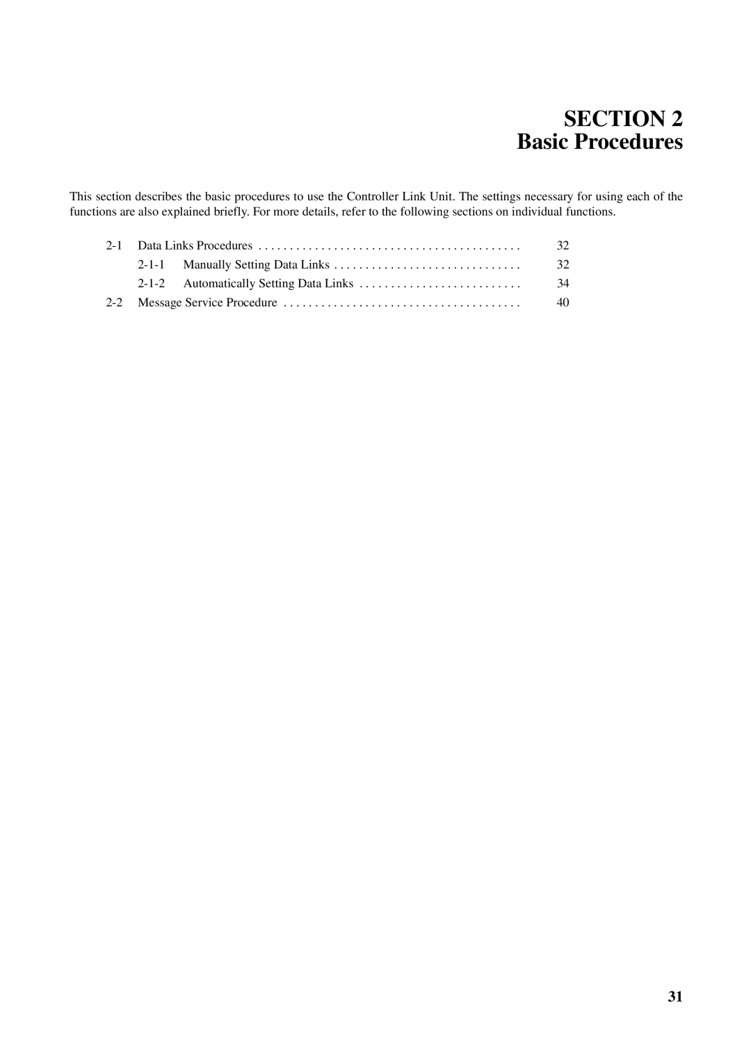 Omron CVM1-CLK21, CS1W-RPT01, CJ1W-CLK21-V1, C200HW-CLK21, CQM1H-CLK21, CS1W-CLK21-V1 operation manual Basic Procedures 