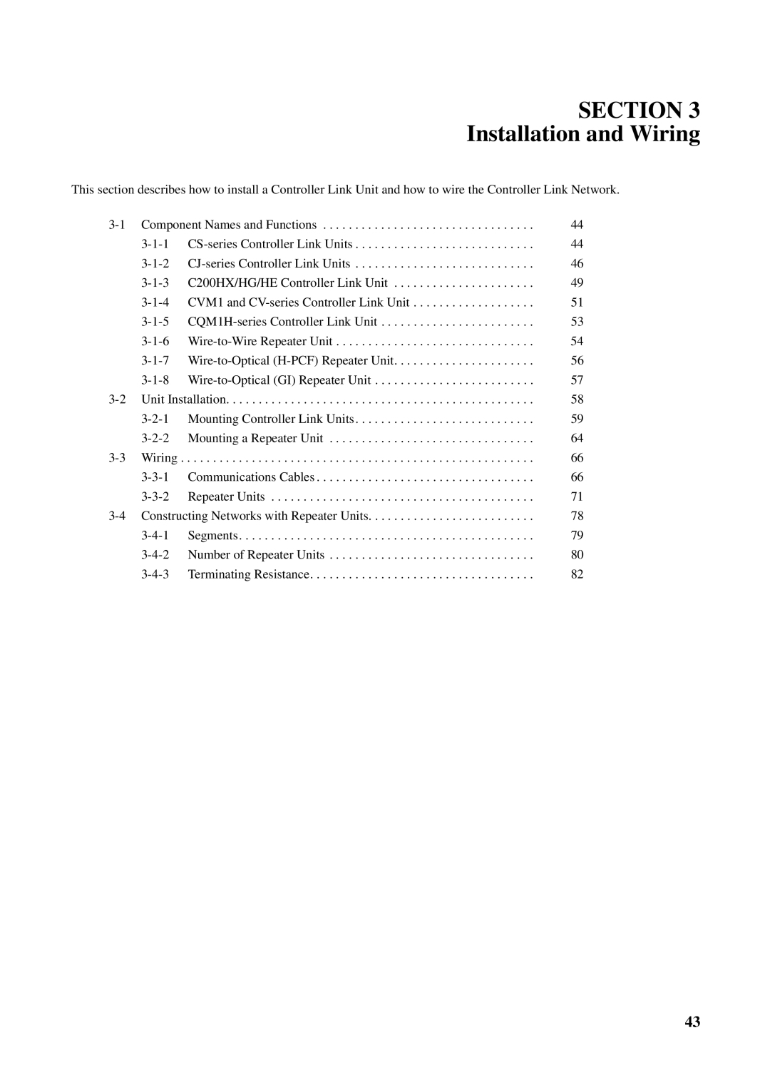 Omron CVM1-CLK21, CS1W-RPT01, CJ1W-CLK21-V1, C200HW-CLK21, CQM1H-CLK21, CS1W-CLK21-V1 operation manual Installation and Wiring 