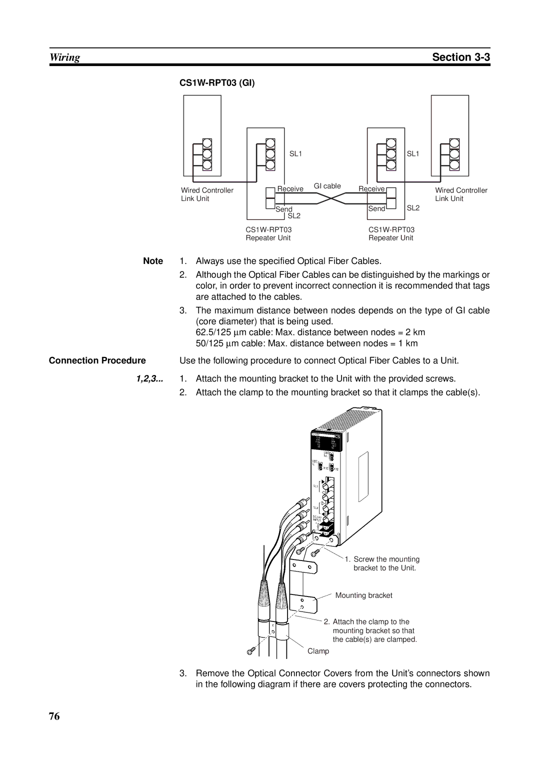 Omron C200HW-CLK21, CVM1-CLK21, CS1W-RPT01, CJ1W-CLK21-V1, CQM1H-CLK21, CS1W-CLK21-V1 operation manual CS1W-RPT03 GI 