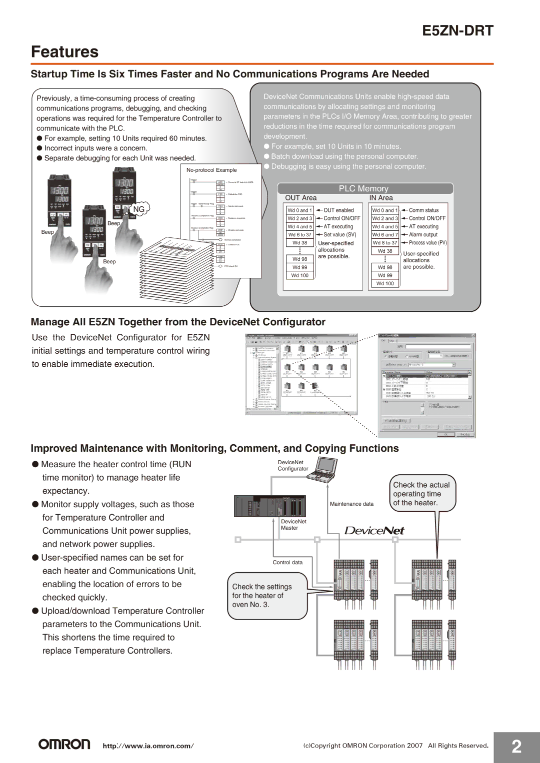 Omron E5ZN-DRT manual 