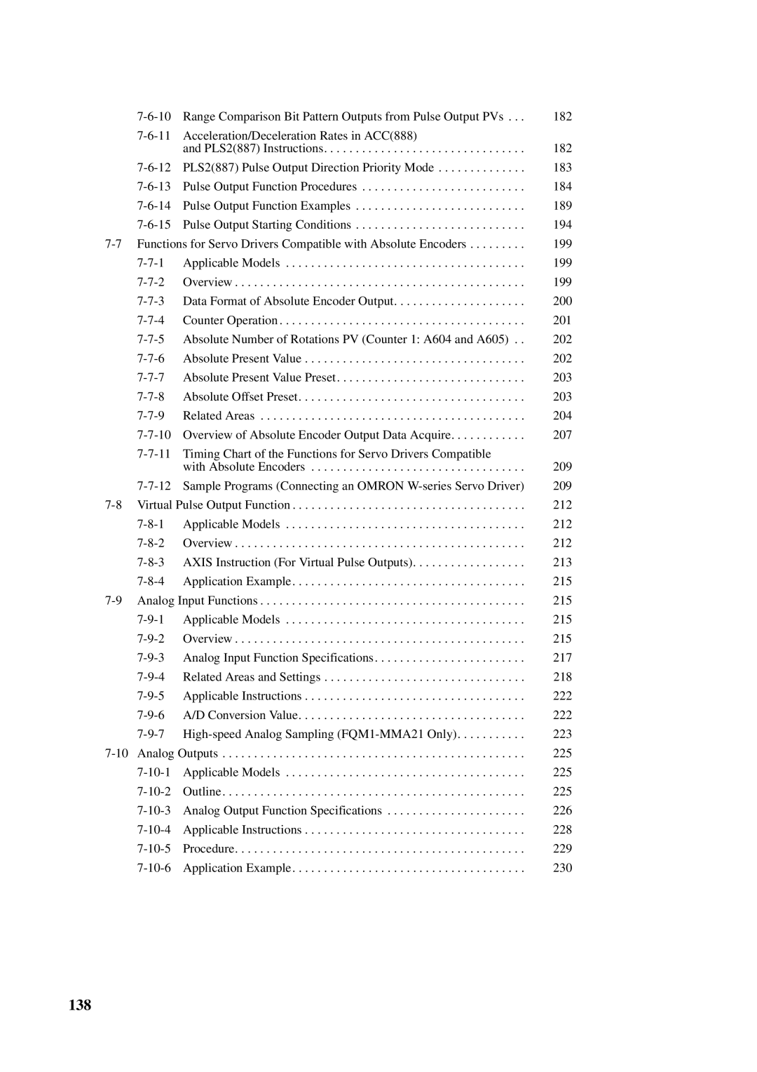 Omron FQM1-MMP21, FQM1-CM001, FQM1-MMA21 operation manual 138 