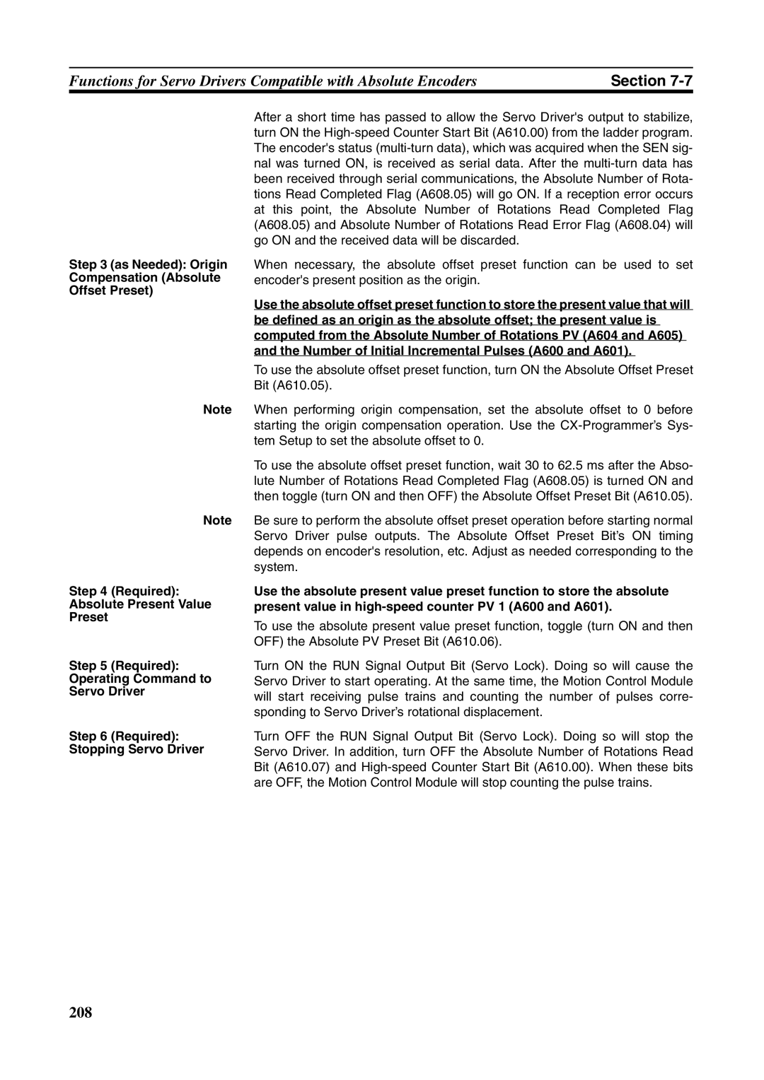 Omron FQM1-CM001, FQM1-MMA21, FQM1-MMP21 operation manual 208 