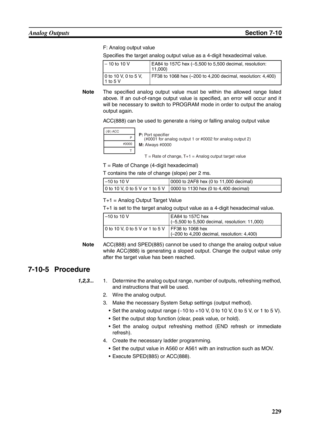 Omron FQM1-CM001, FQM1-MMA21, FQM1-MMP21 operation manual Procedure 