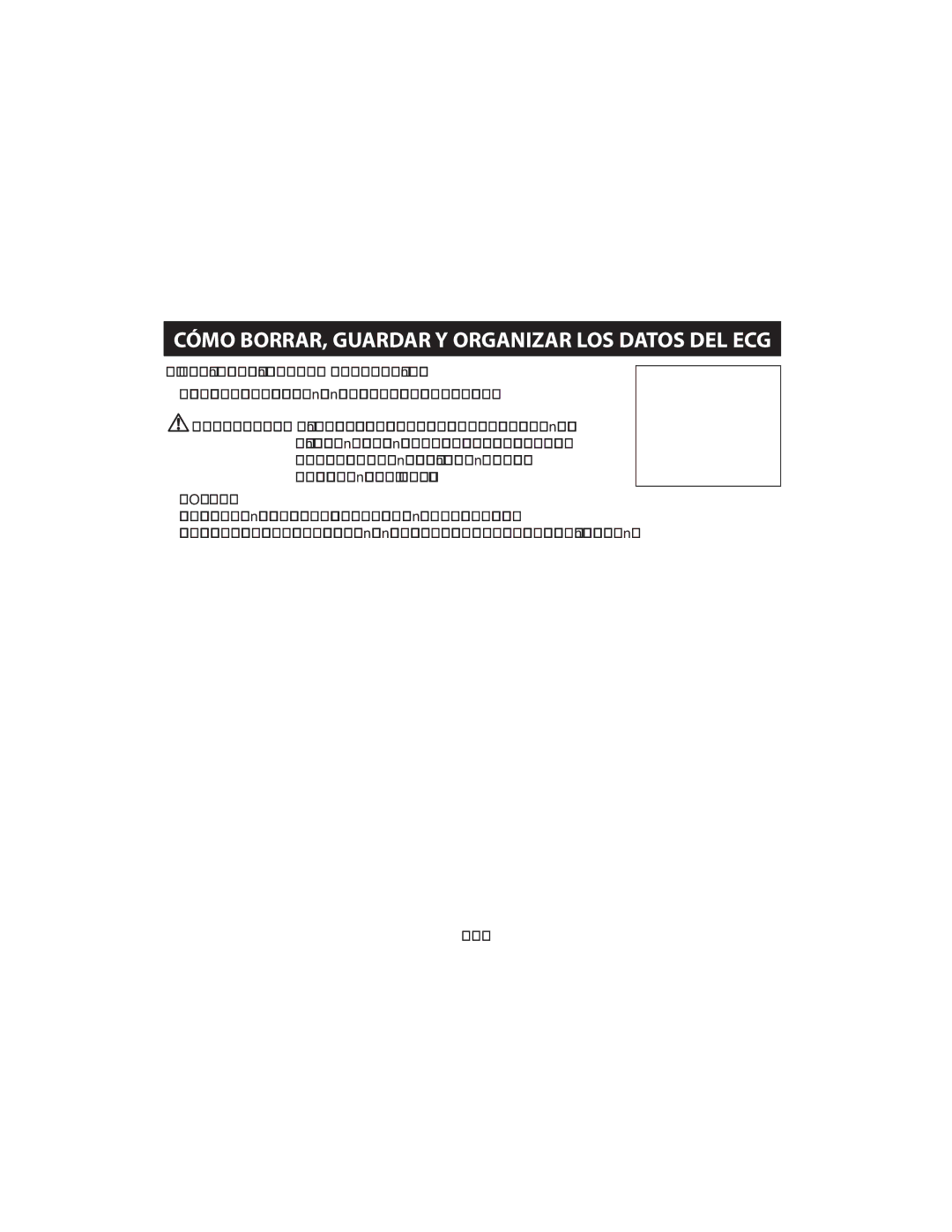 Omron HCG-801 instruction manual Cómo BORRAR, Guardar Y Organizar LOS Datos DEL ECG 