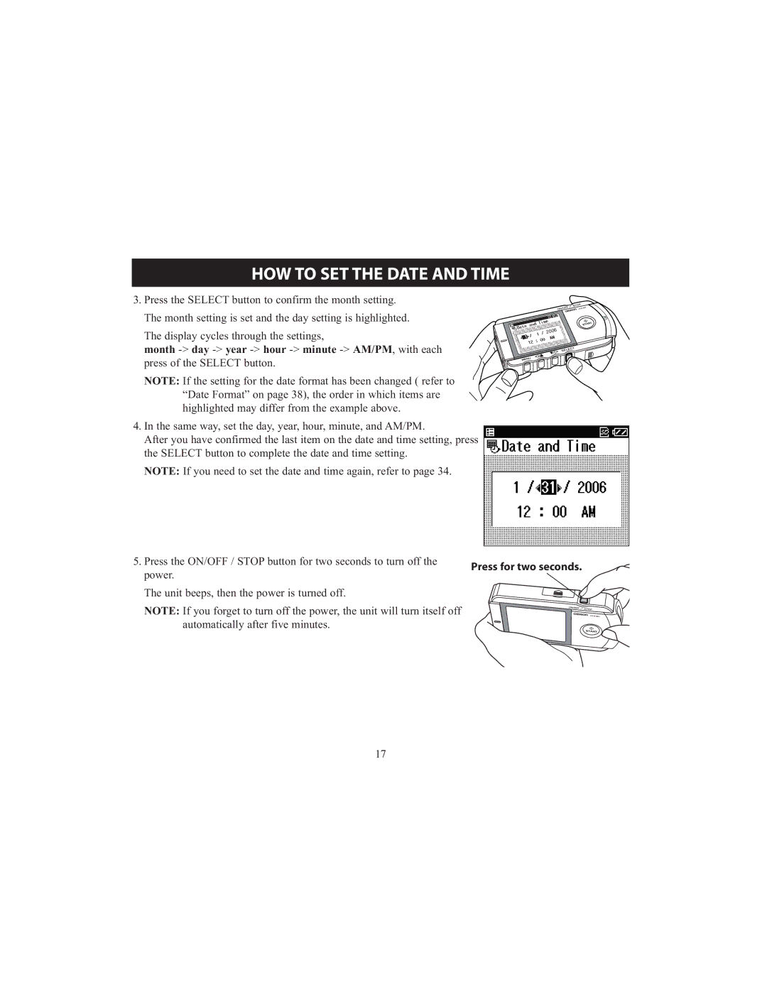 Omron HCG-801 instruction manual Power 