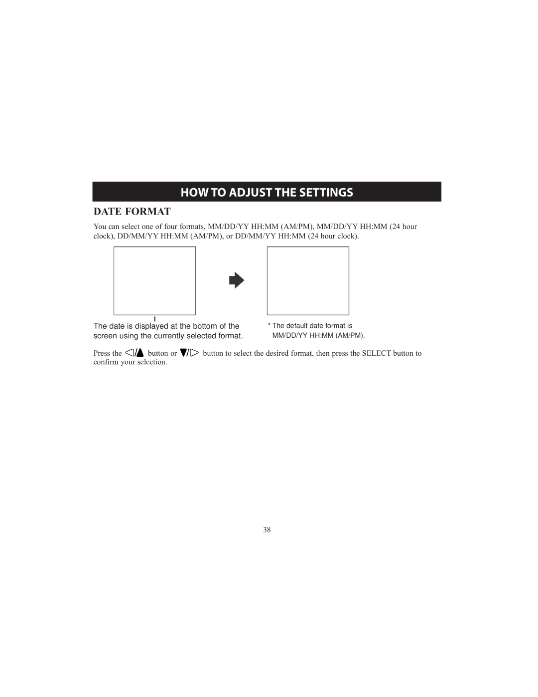 Omron HCG-801 instruction manual Date Format 