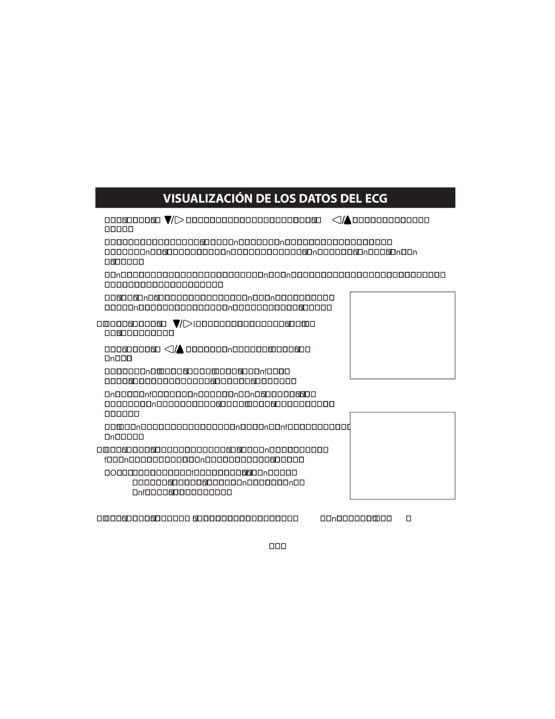 Omron HCG-801 instruction manual Visualización DE LOS Datos DEL ECG 