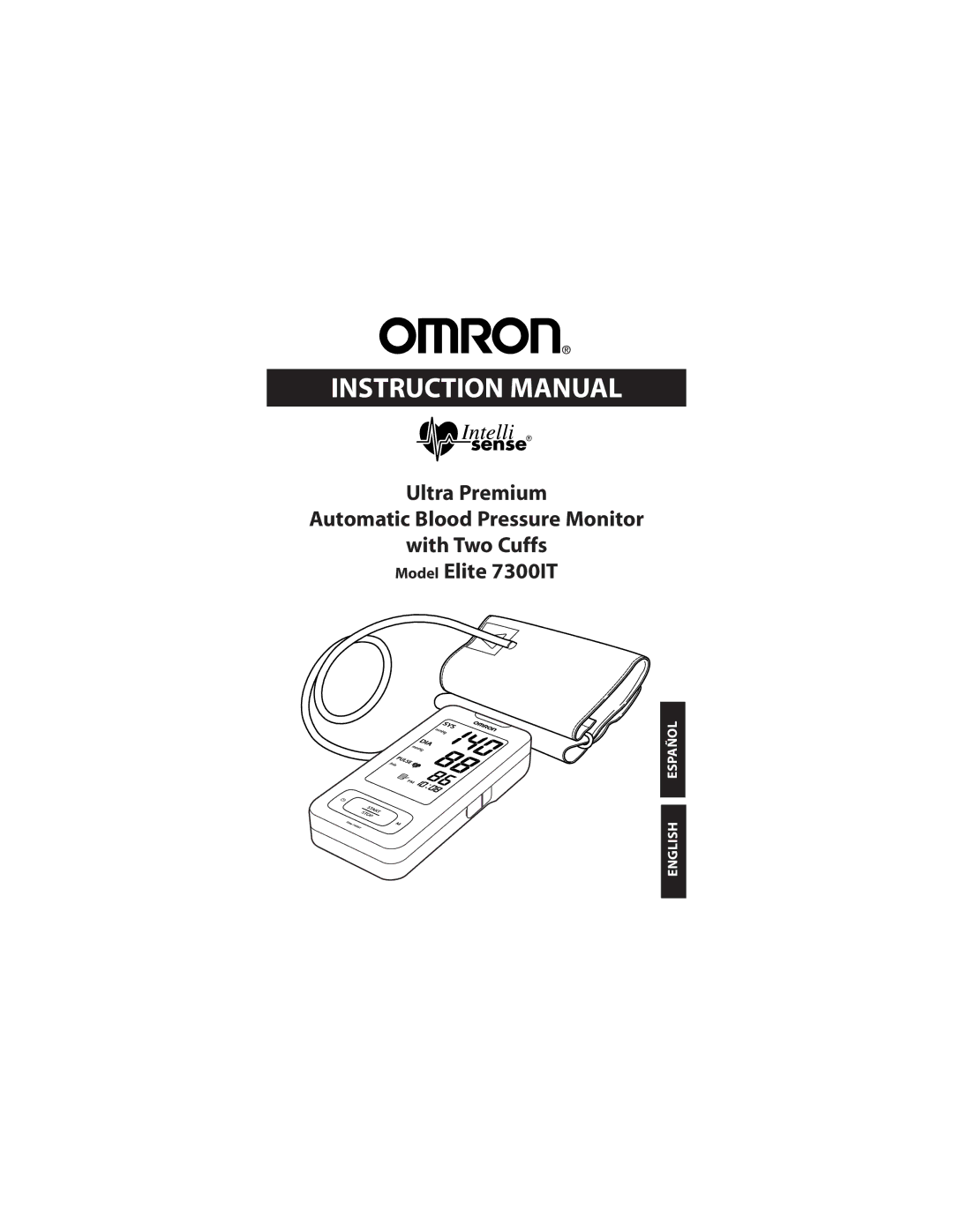 Omron Healthcare 7300IT instruction manual English Español 