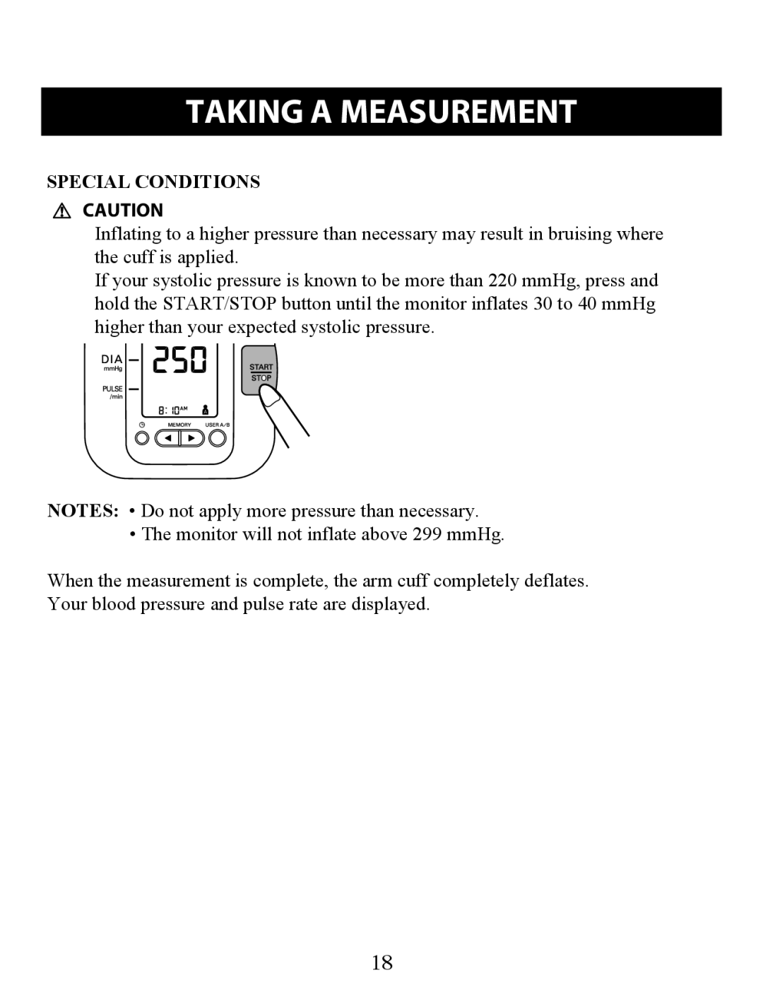 Omron Healthcare BP742 instruction manual Special Conditions 