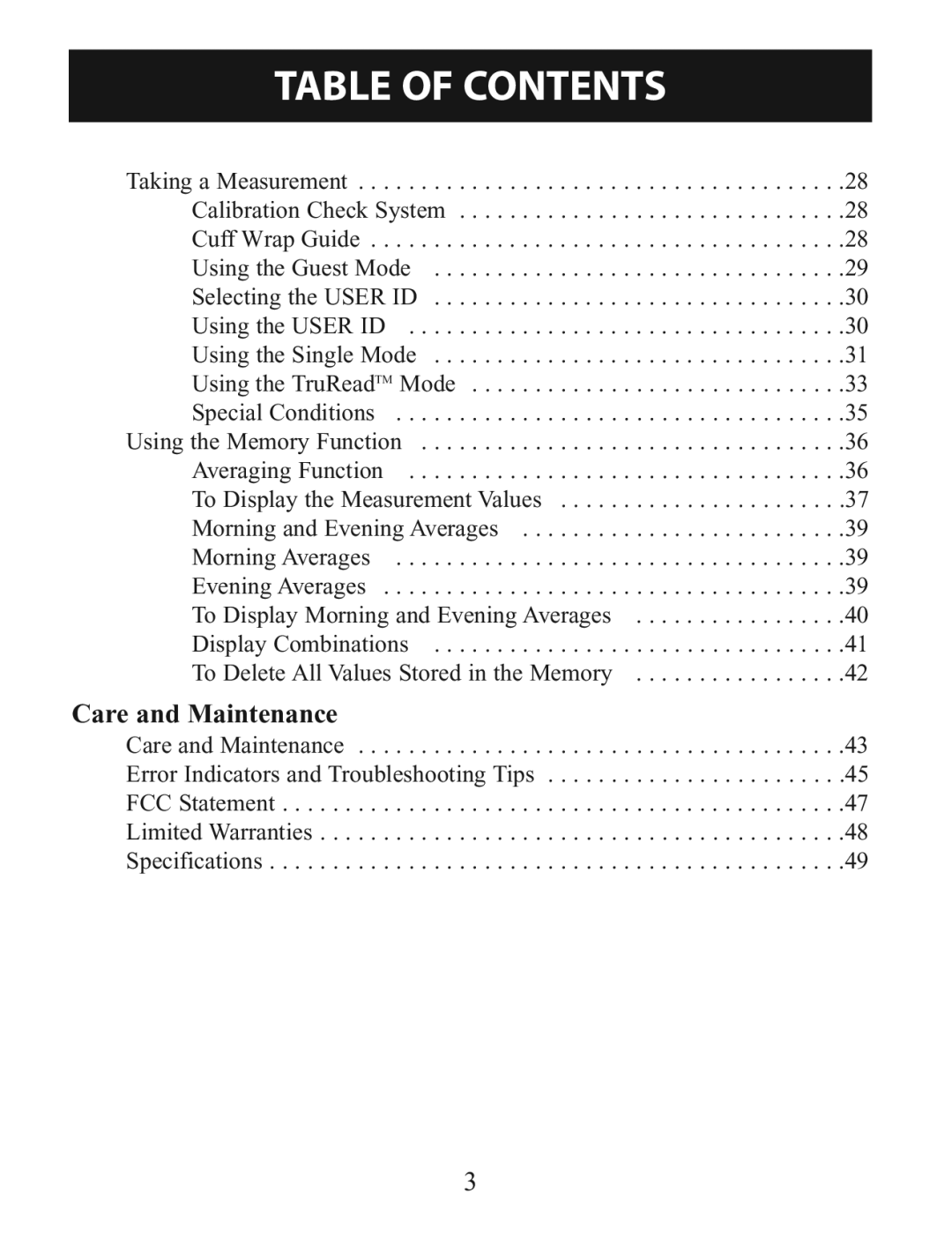 Omron Healthcare BP785 instruction manual Care and Maintenance 