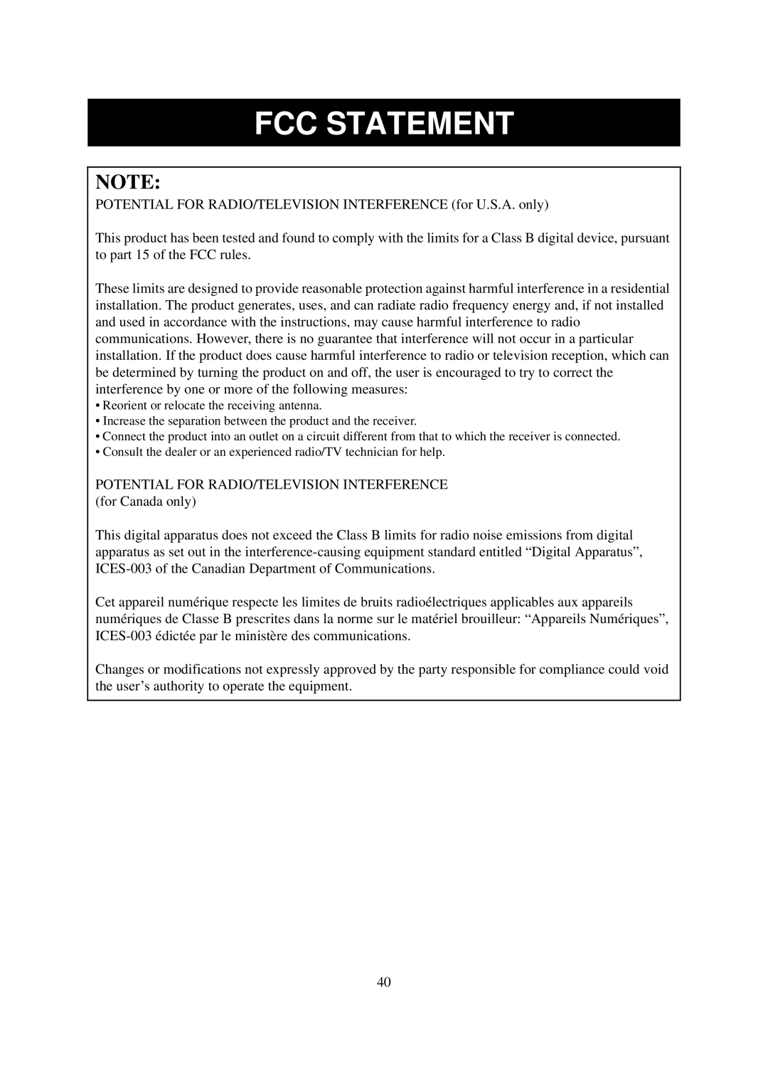 Omron Healthcare HBF-514 instruction manual FCC Statement 