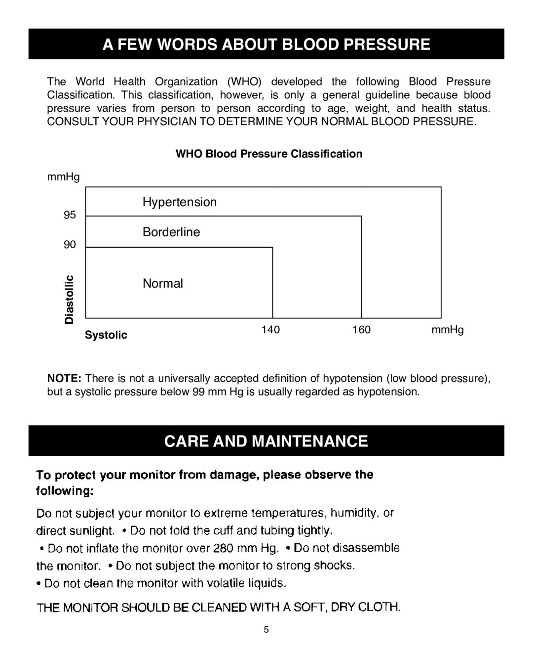 Omron Healthcare HEM-431C instruction manual Care and Maintenance 