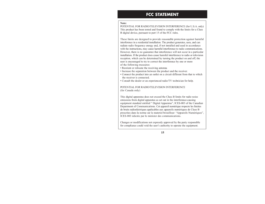 Omron Healthcare HEM-432C manual FCC Statement 