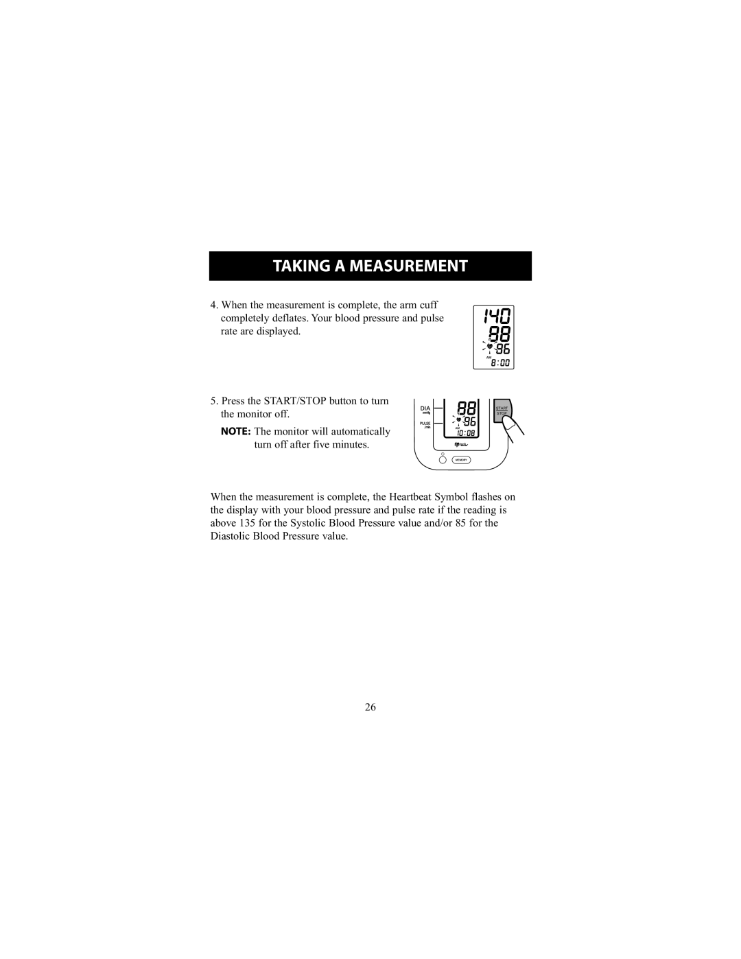 Omron Healthcare HEM-711AC instruction manual Taking a Measurement 