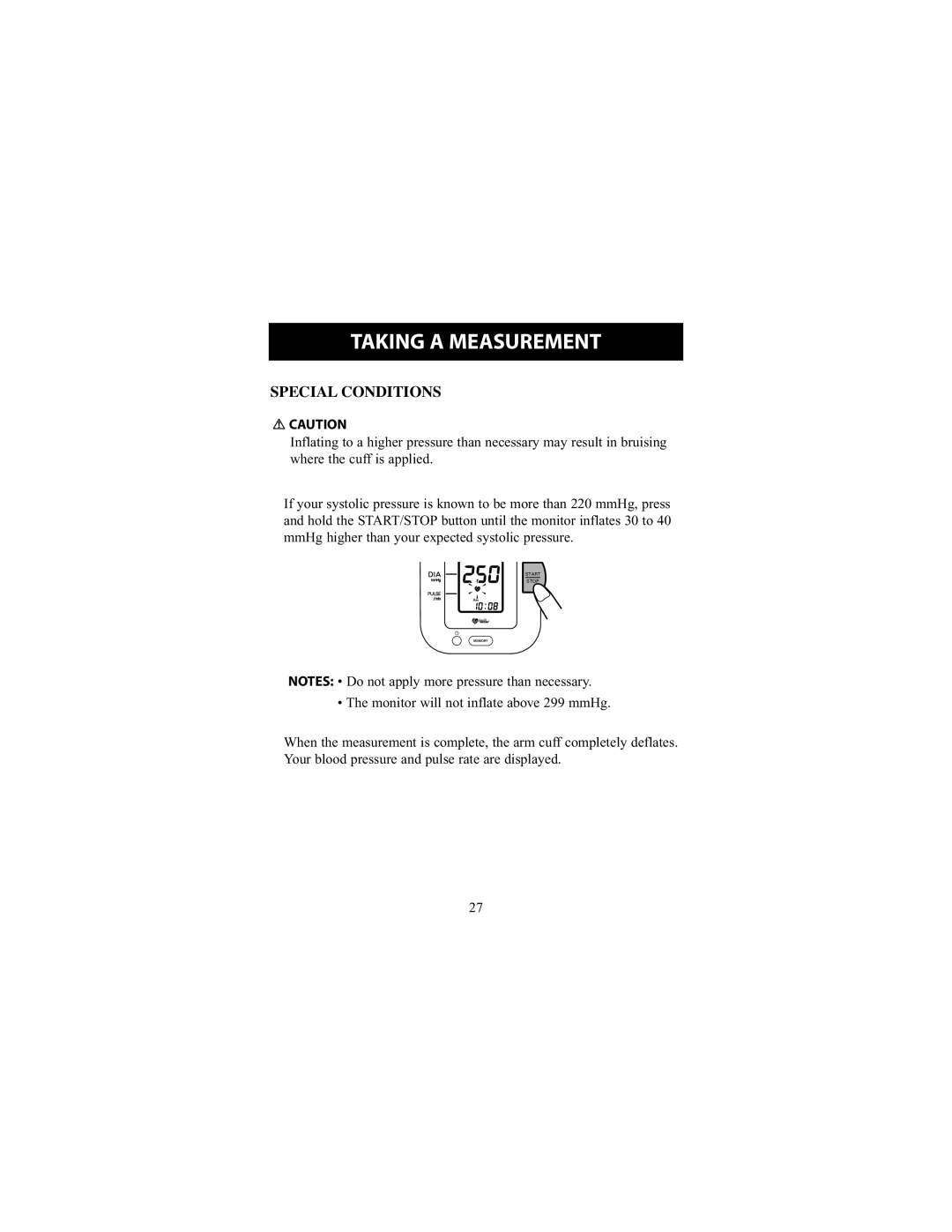 Omron Healthcare HEM-711AC instruction manual Special Conditions 