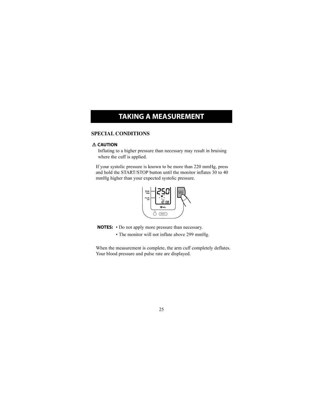 Omron Healthcare HEM-711DLX instruction manual Special Conditions 