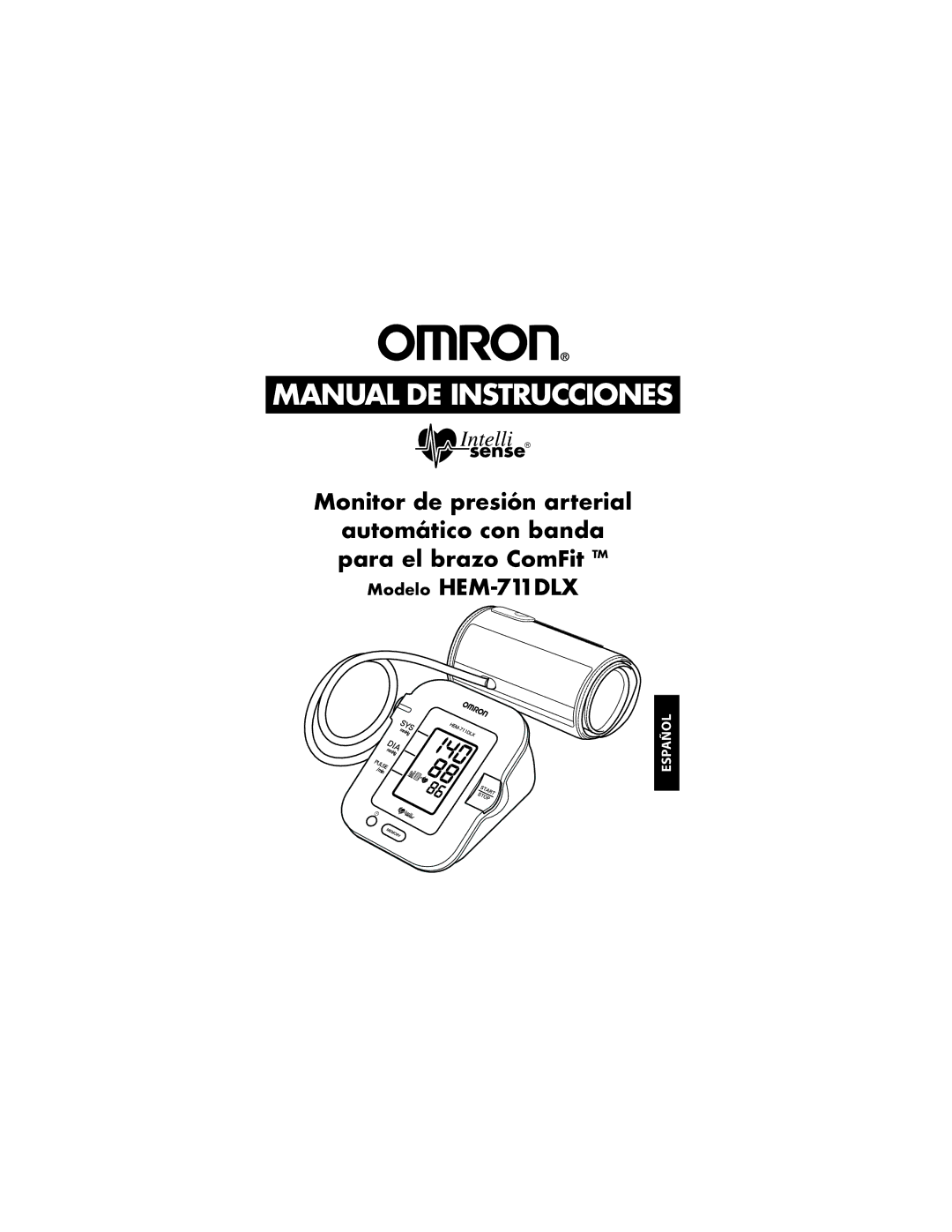 Omron Healthcare HEM-711DLX instruction manual Manual DE Instrucciones 