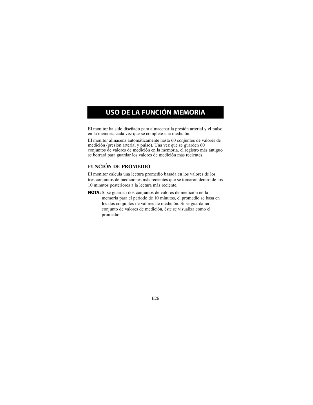 Omron Healthcare HEM-711DLX instruction manual USO DE LA Función Memoria, Función DE Promedio 