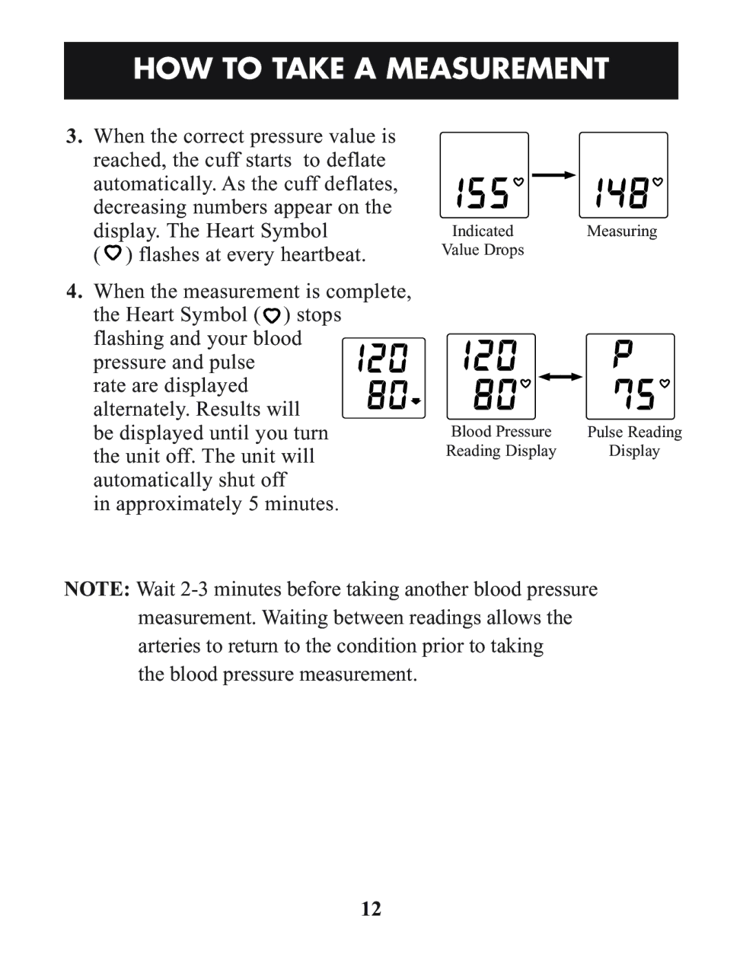 Omron Healthcare HEM-712C manual Blood pressure measurement 