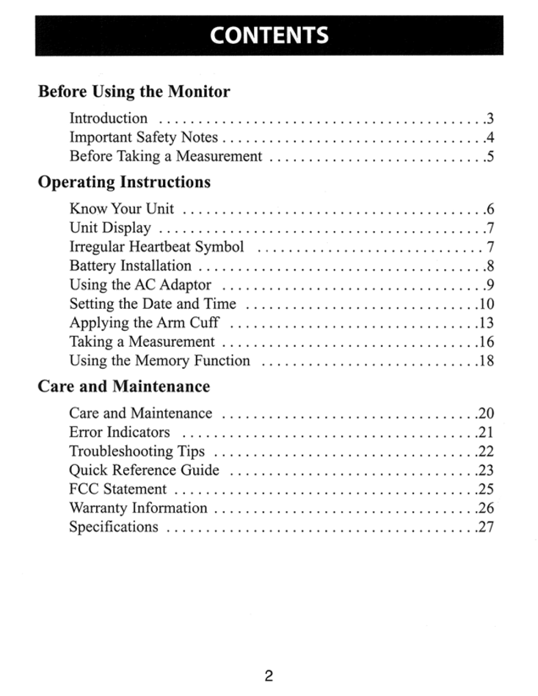 Omron Healthcare HEM-780 manual 