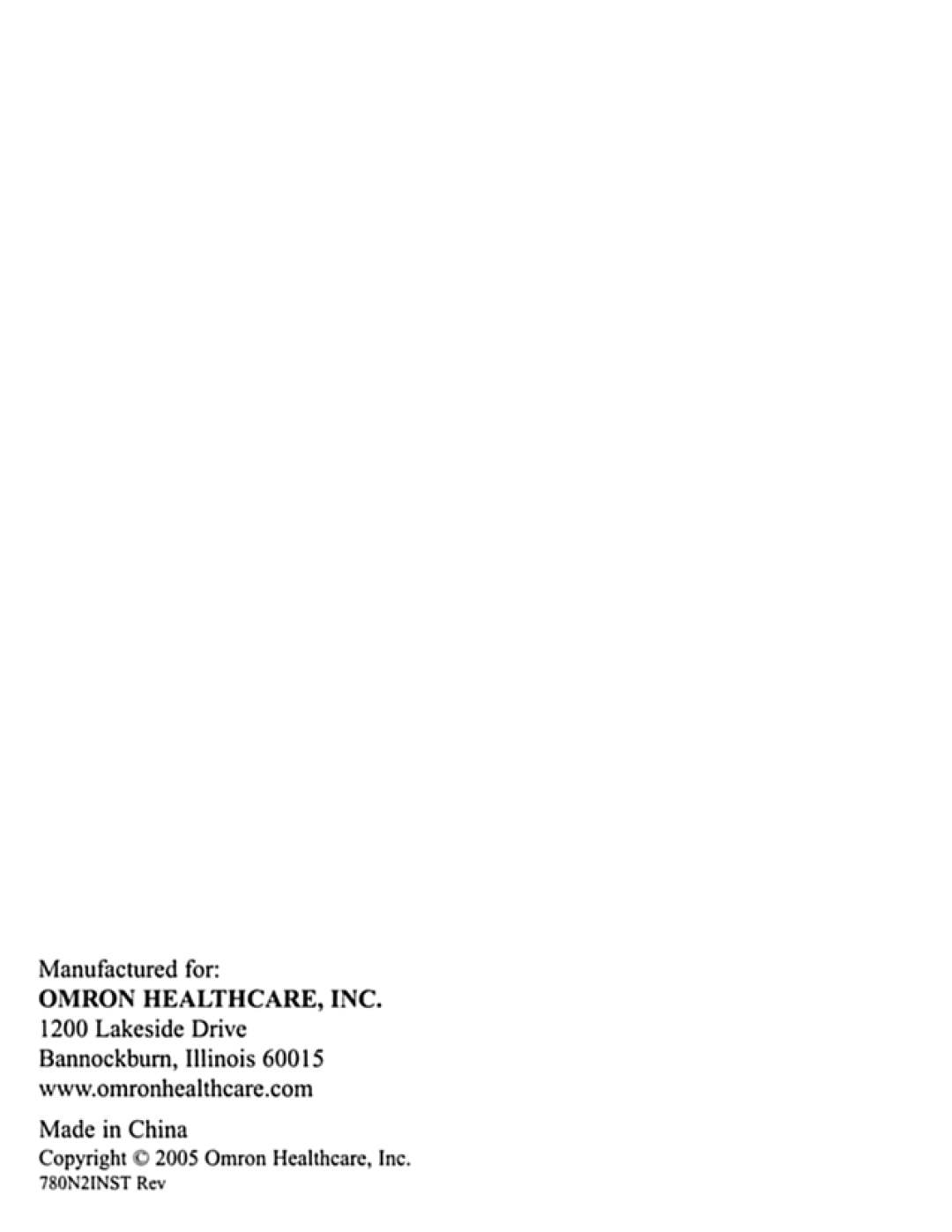 Omron Healthcare HEM-780 manual 