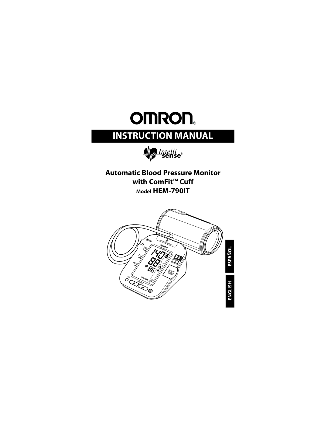 Omron Healthcare HEM-790IT instruction manual English Español 