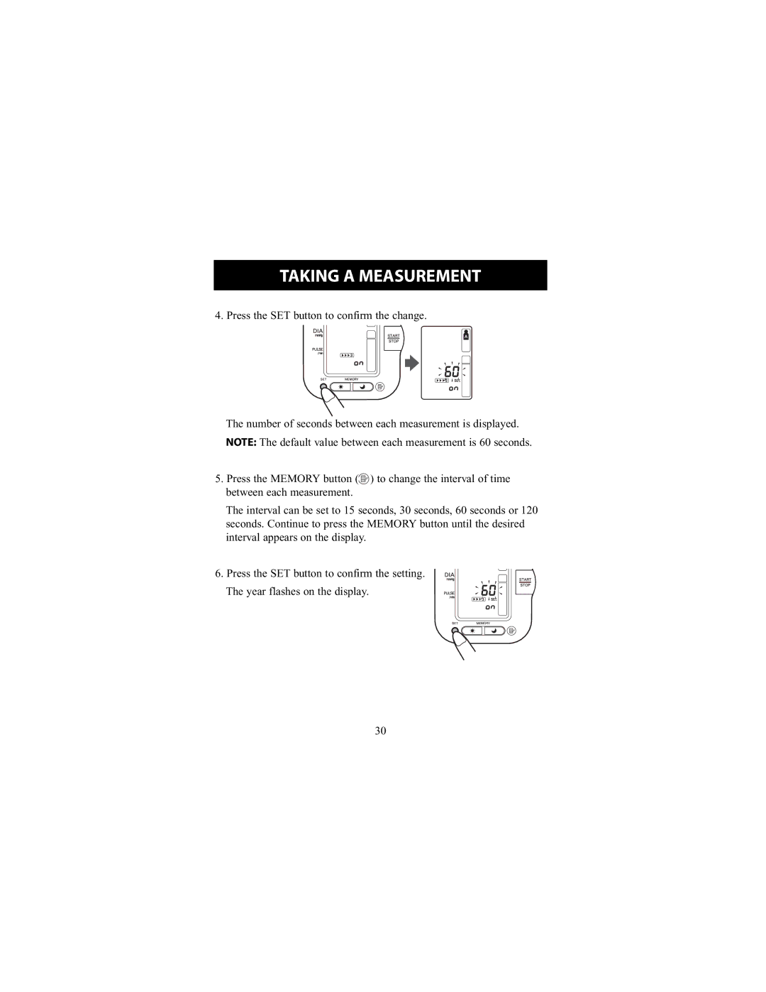 Omron Healthcare HEM-790IT instruction manual Taking a Measurement 