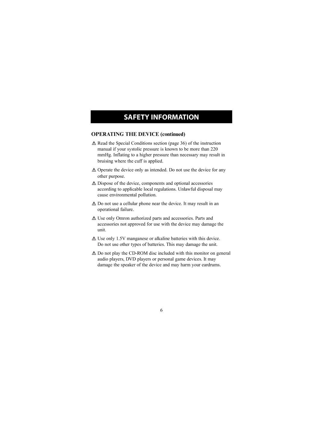 Omron Healthcare HEM-790IT instruction manual Operating the Device 