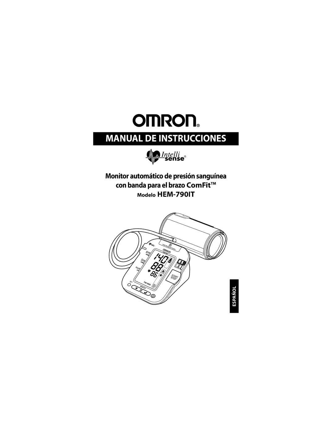 Omron Healthcare HEM-790IT instruction manual Manual DE Instrucciones 