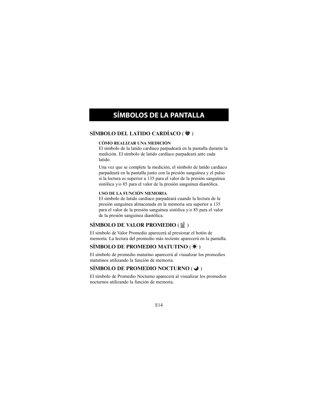 Omron Healthcare HEM-790IT Símbolo DEL Latido Cardíaco, Símbolo DE Valor Promedio, Símbolo DE Promedio Matutino 