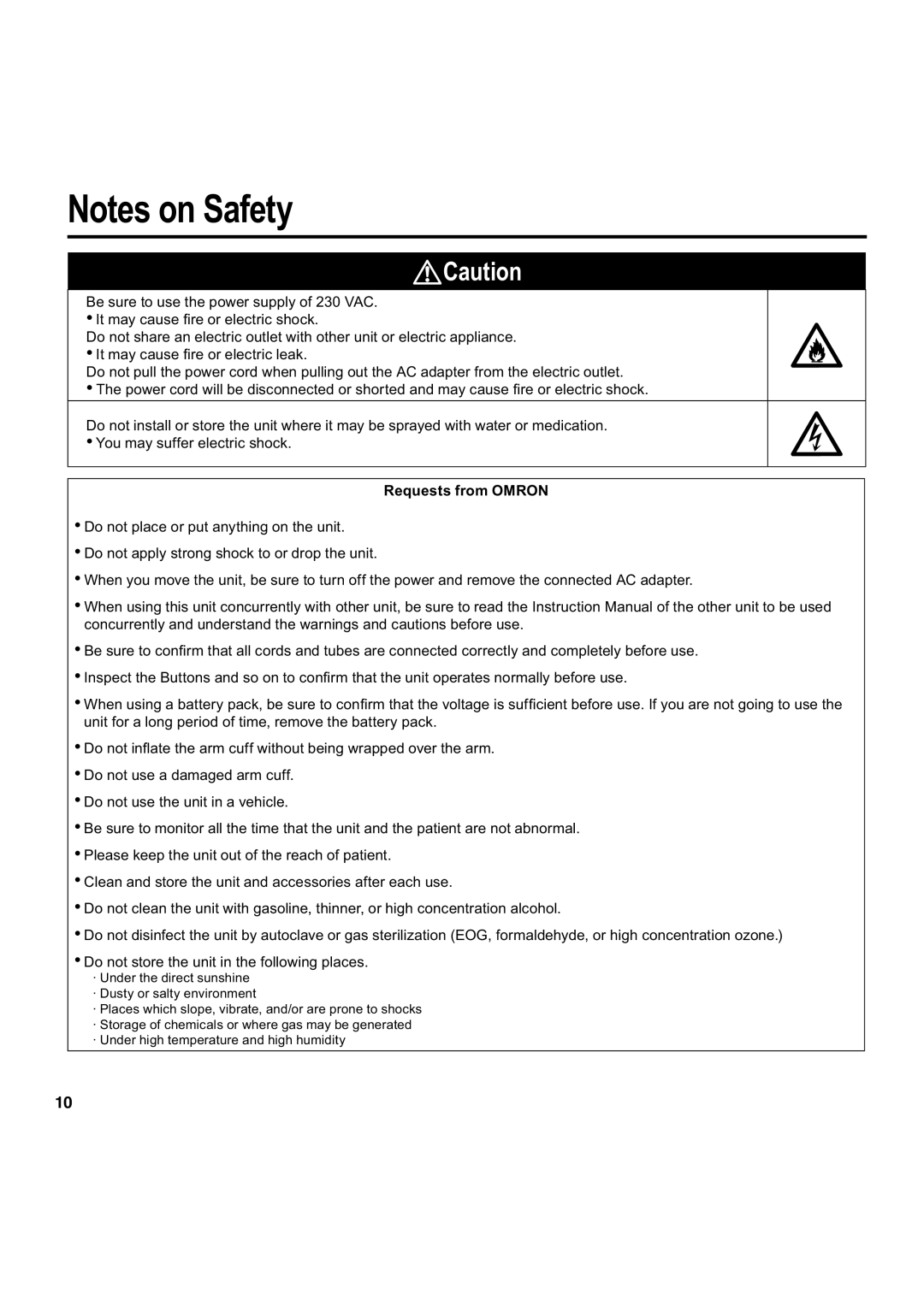 Omron Healthcare HEM-907 instruction manual Requests from Omron 