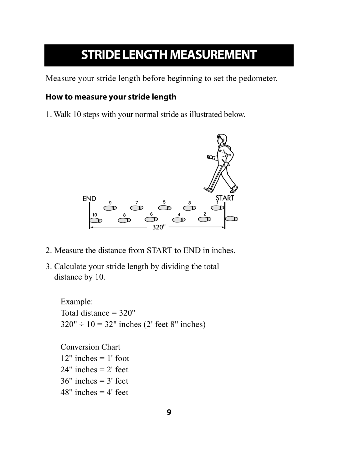 Omron Healthcare HJ-720ITC instruction manual Stride Length Measurement, How to measure your stride length 