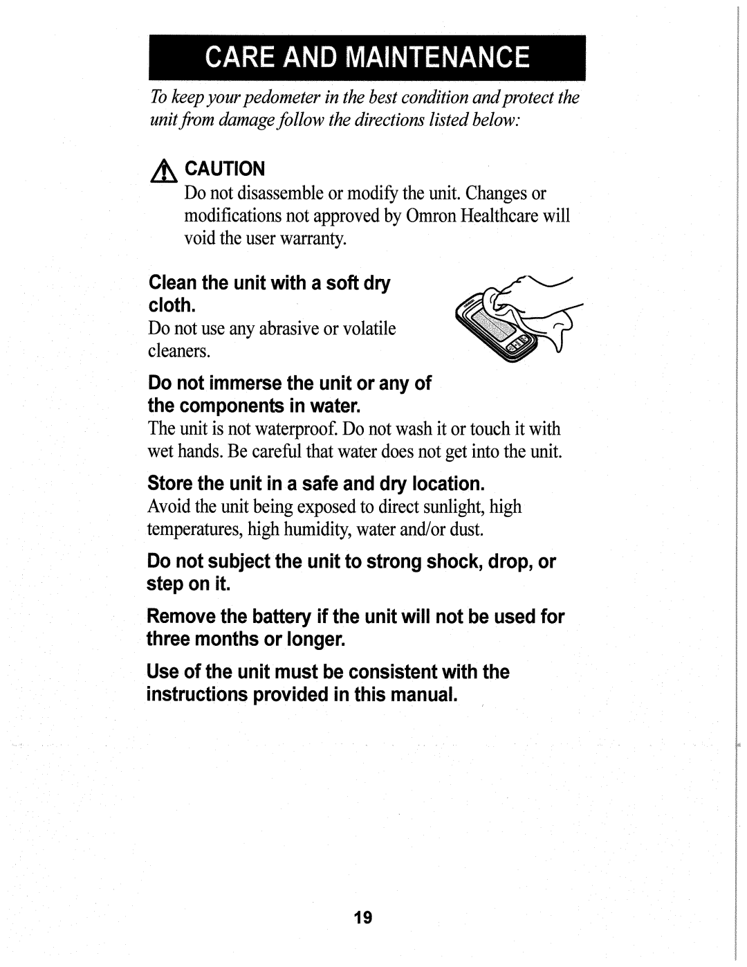 Omron Healthcare HJ-303, HJ303 manual 