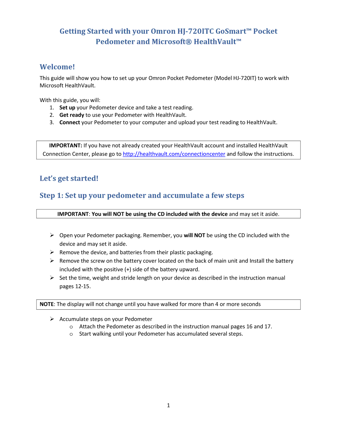 Omron Healthcare HJ720ITC manual 