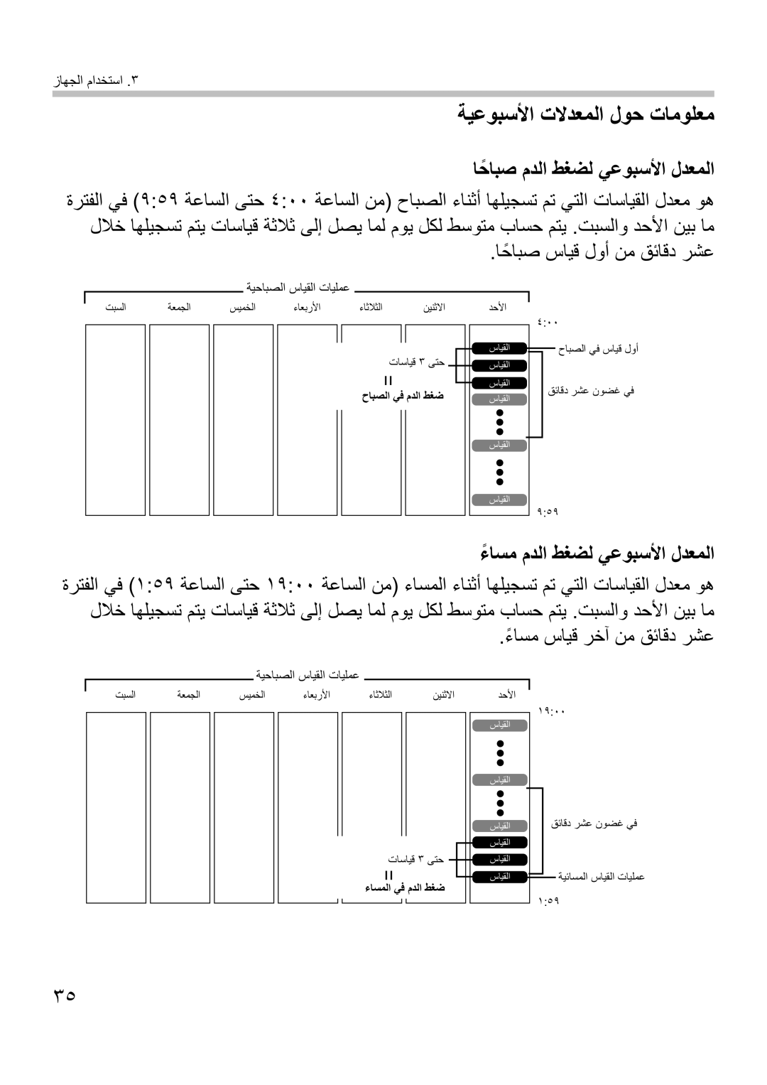 Omron Healthcare i-Q132 manual ﺔﻴﺣﺎﺒﺼﻟ ﺎﻴﻘﻟ ﺎﻴﻠﻤﻋ 