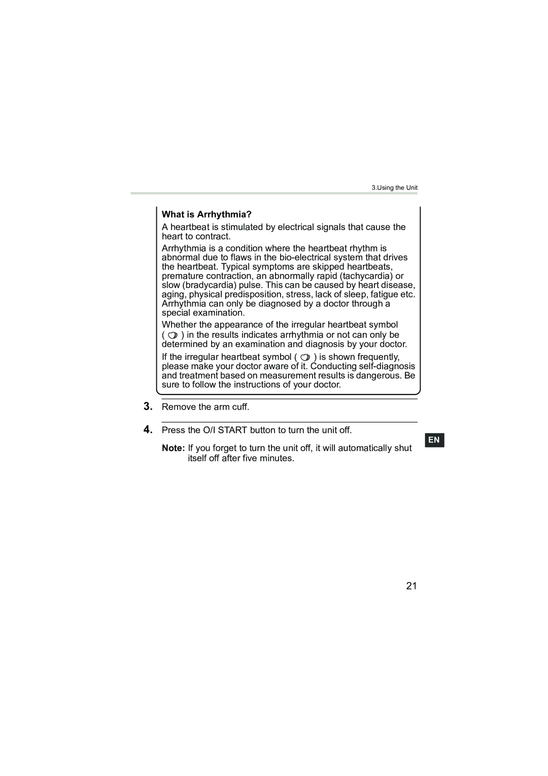 Omron Healthcare M3 instruction manual What is Arrhythmia? 