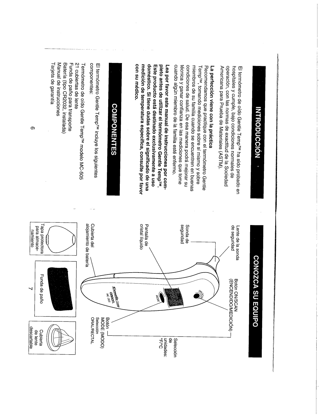 Omron Healthcare MC-505 manual 